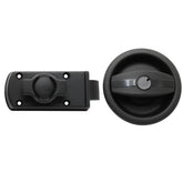 Zadi Caravan/Motorhome Door Lock Black Right Hand - 72289